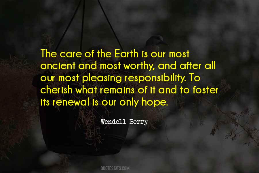 Earth Care Quotes #696919