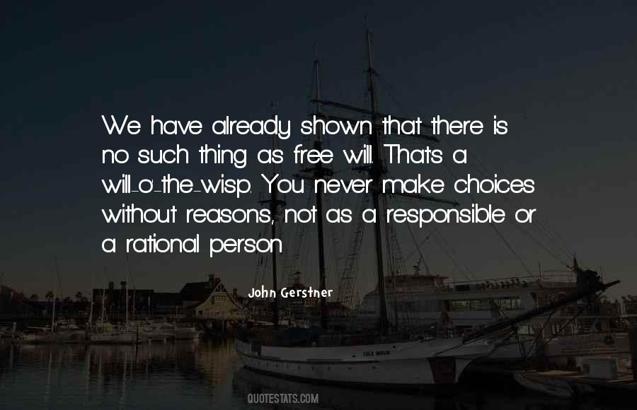 Quotes About No Free Will #135413