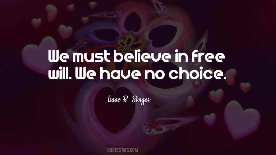 Quotes About No Free Will #413633