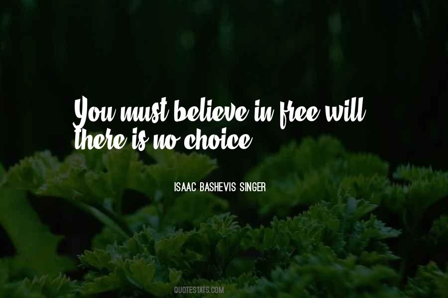 Quotes About No Free Will #588703