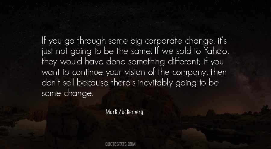 Quotes About Corporate Change #1876786