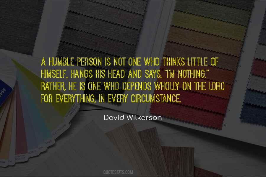 Quotes About Humble Person #15184