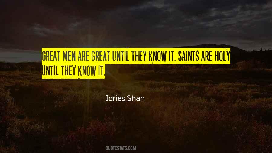 Holy Men Quotes #70817