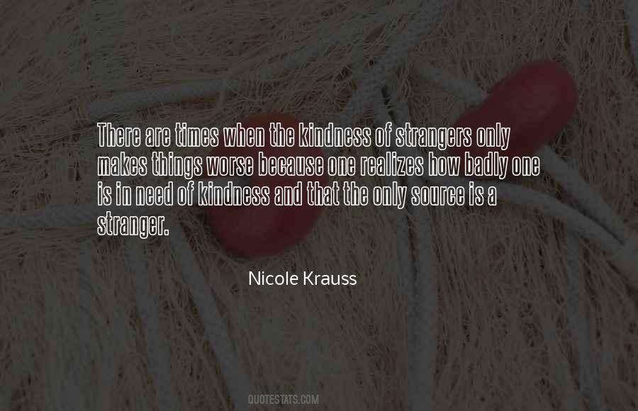 Quotes About Kindness Of Strangers #551318