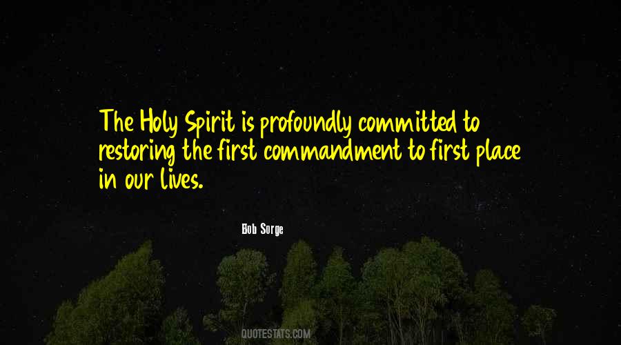 Quotes About First Commandment #1052659