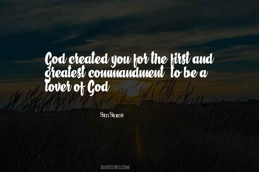 Quotes About First Commandment #1410234