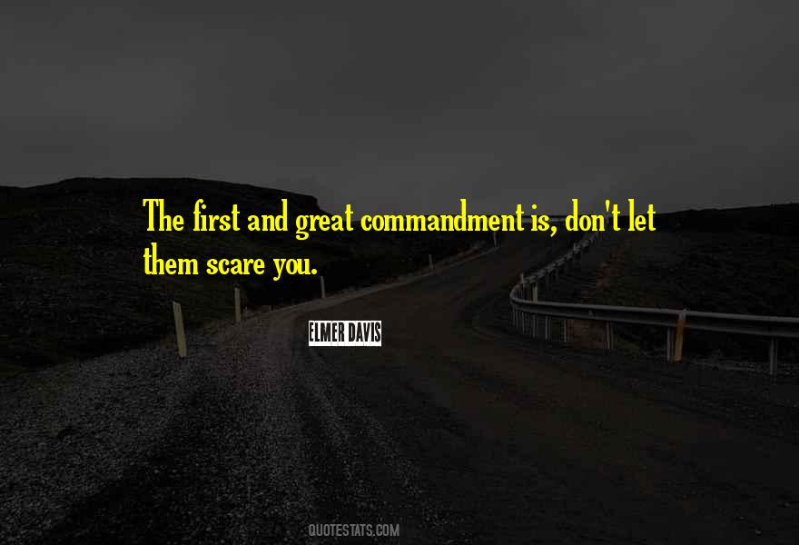 Quotes About First Commandment #1621967