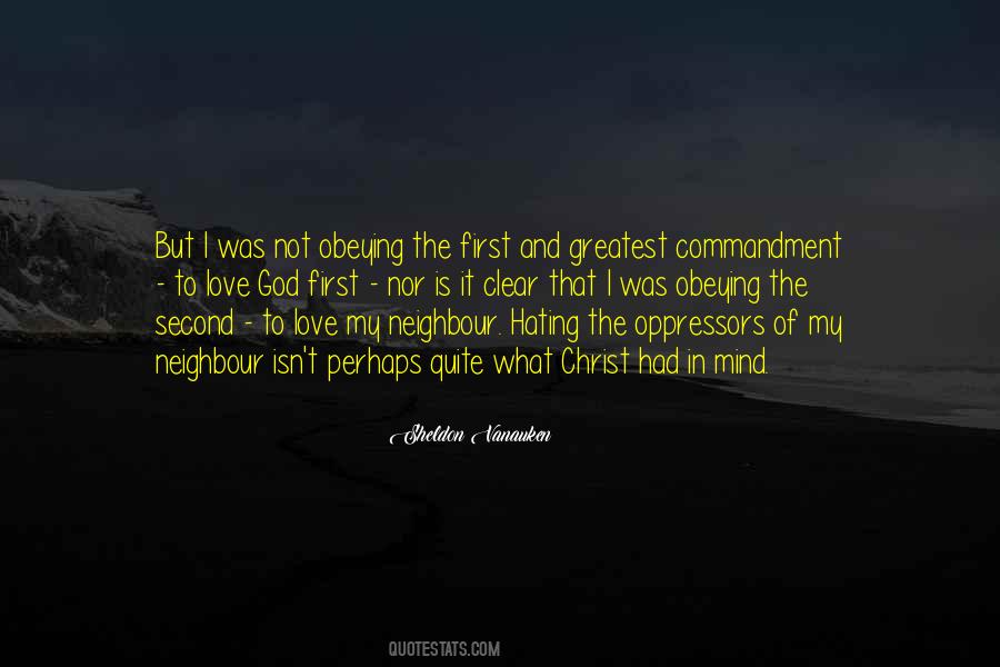 Quotes About First Commandment #1645665