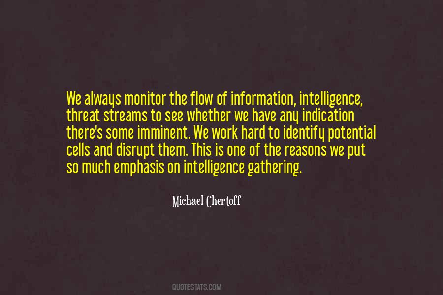 Quotes About Intelligence Gathering #626833