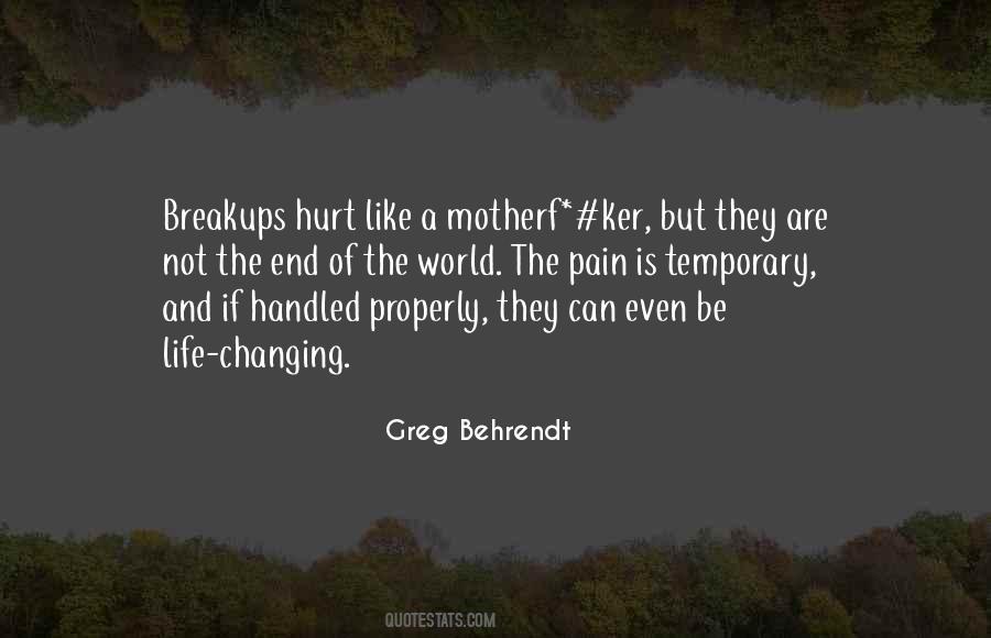 Quotes About Not The End Of The World #1150442