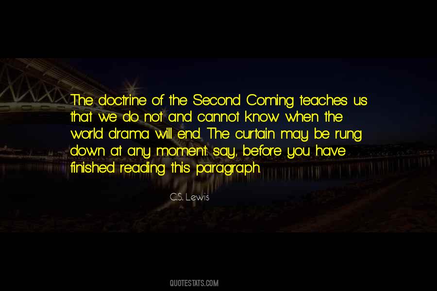 Quotes About Not The End Of The World #170163
