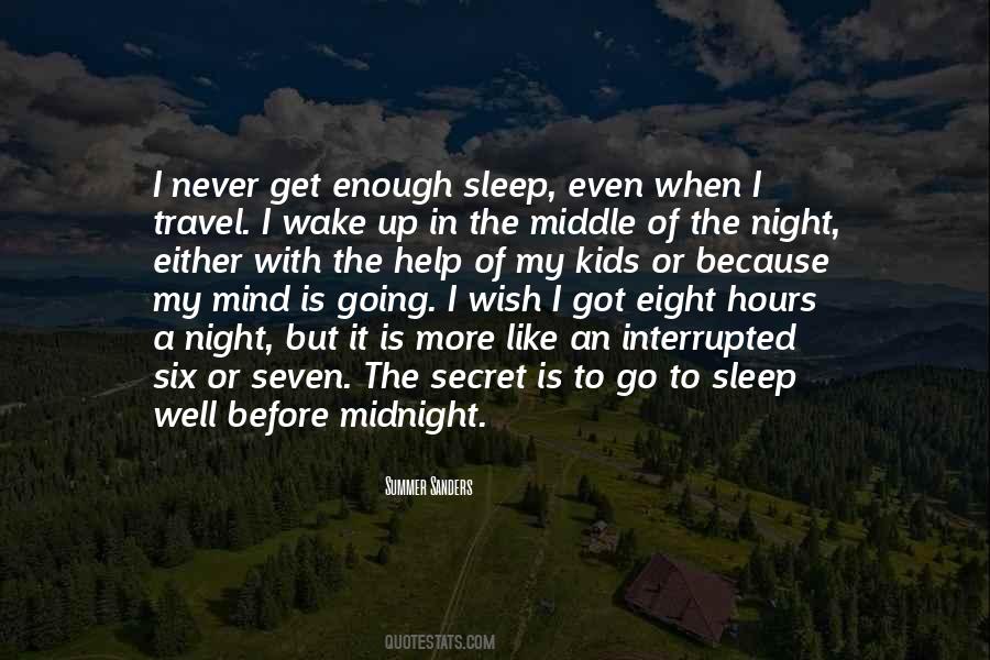 Quotes About Enough Sleep #1091920