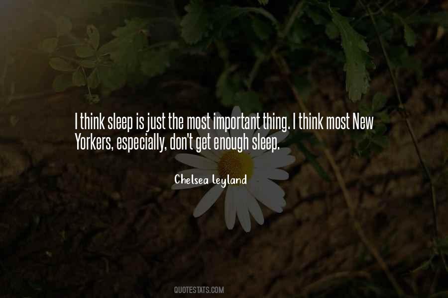 Quotes About Enough Sleep #1204906