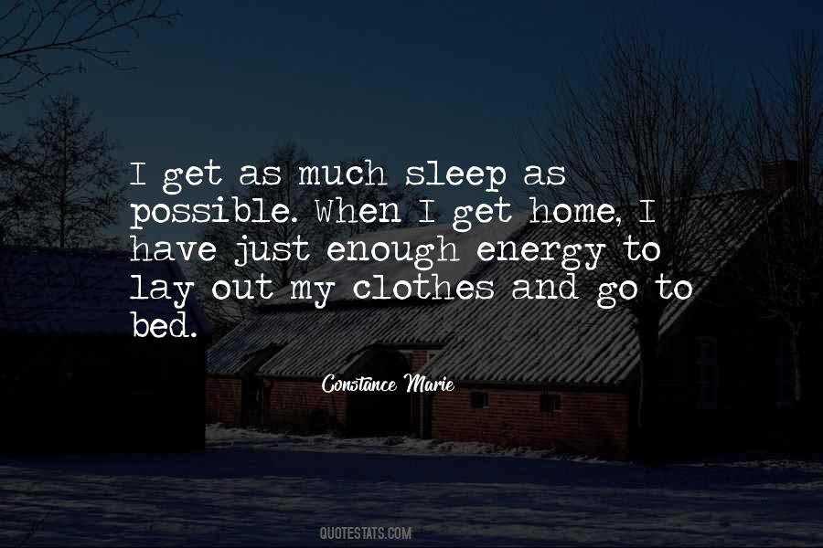 Quotes About Enough Sleep #407200