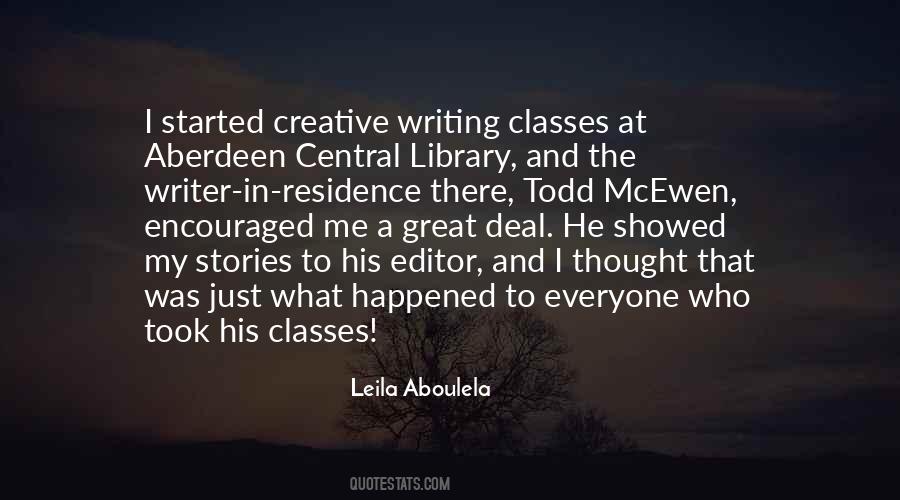 Quotes About Creative Writing #1071929