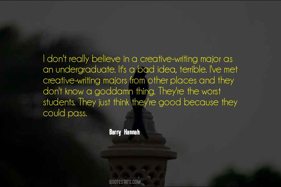 Quotes About Creative Writing #506272