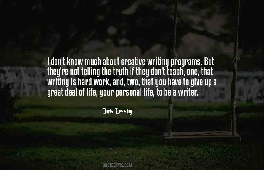 Quotes About Creative Writing #954657