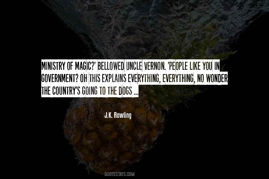 Quotes About Ministry Of Magic #1489150