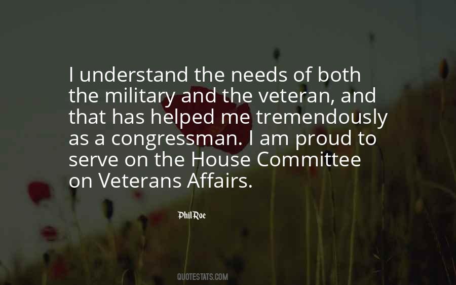 Quotes About Veterans Affairs #498205