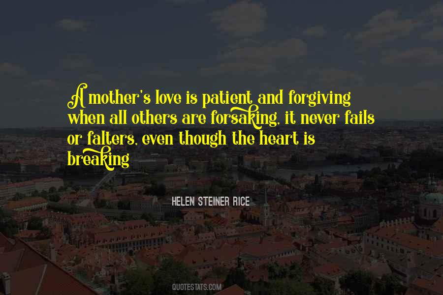 Quotes About Forgiving And Love #132613