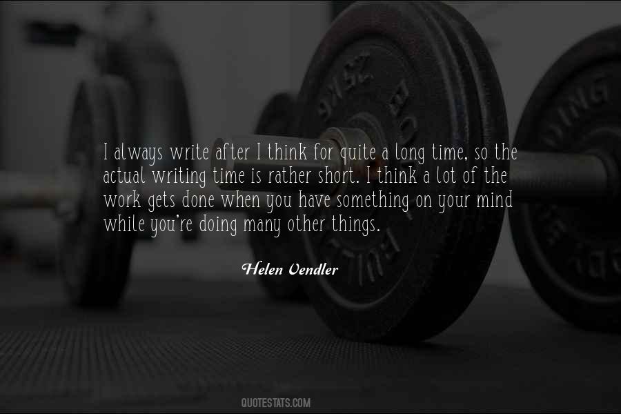 Quotes About A Long Time #1827606