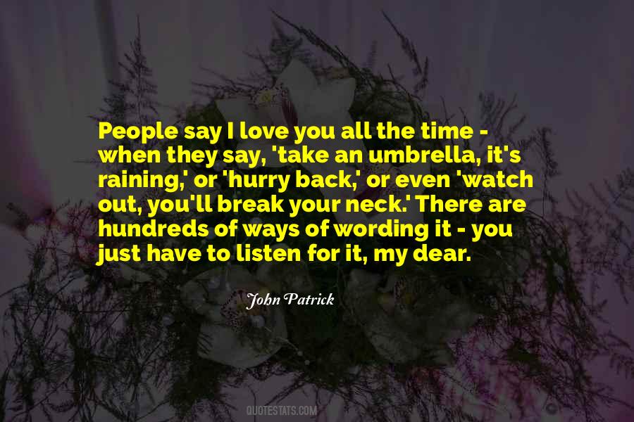 Quotes About Dear John #868790
