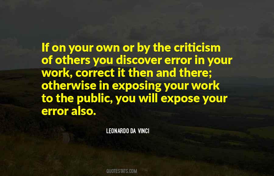 Quotes About Criticism Of Others #1231380