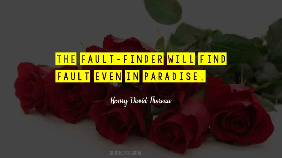 Find Fault Quotes #1283457