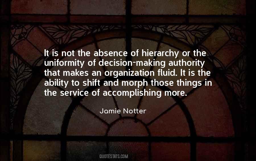 Quotes About Hierarchy #1120310