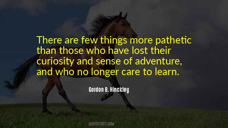 Quotes About Sense Of Adventure #578972