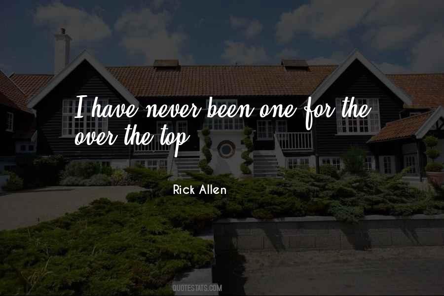 Quotes About Over The Top #1405792