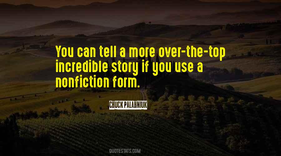 Quotes About Over The Top #184639 Quotes About Over The Top #184639