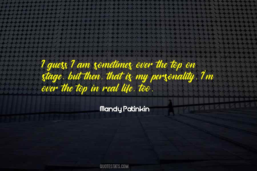 Quotes About Over The Top #442999 Quotes About Over The Top #442999