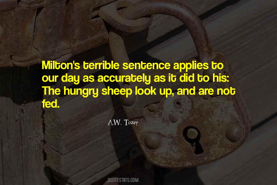 Hungry Look Quotes #1638885
