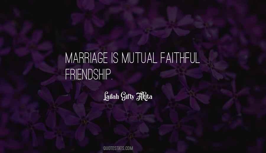 Quotes About Faithful Marriage #825572