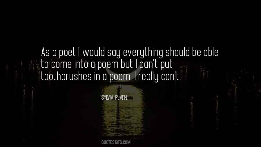 Quotes About Poetry Sylvia Plath #1583088