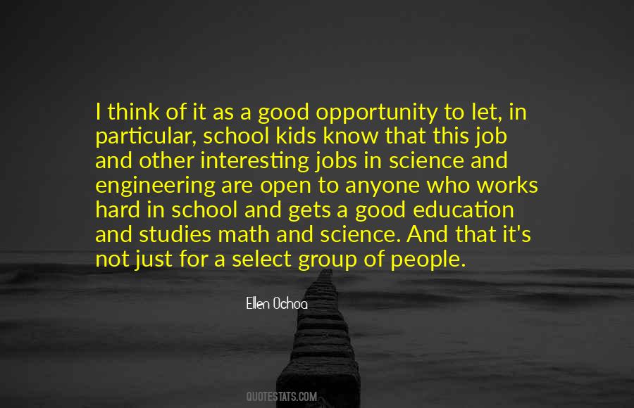 Quotes About Education And Opportunity #909401