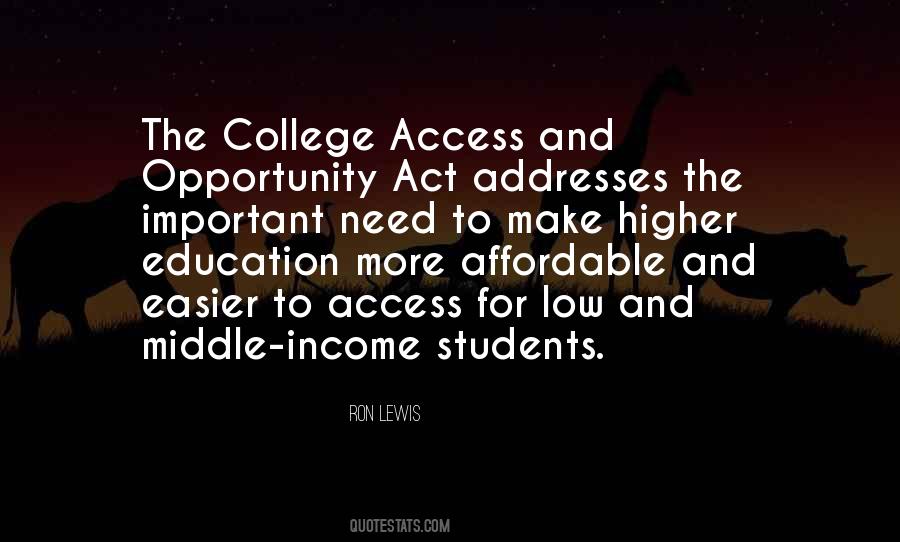 Quotes About Education And Opportunity #955218