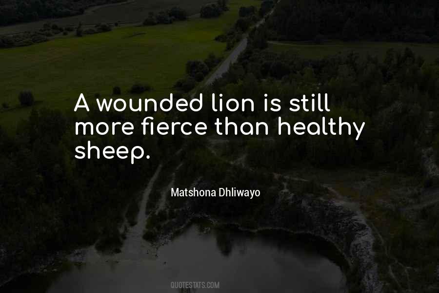 Quotes About Fierce Lion #1750198