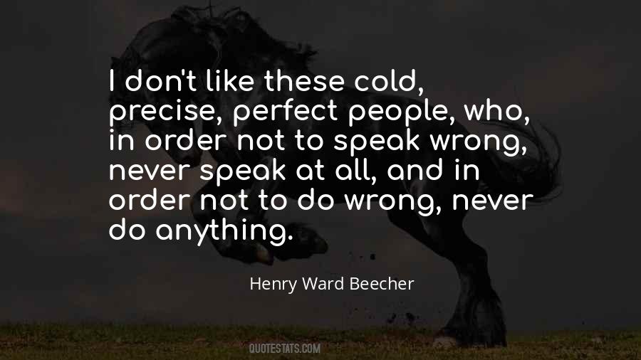 Cold People Quotes #270099