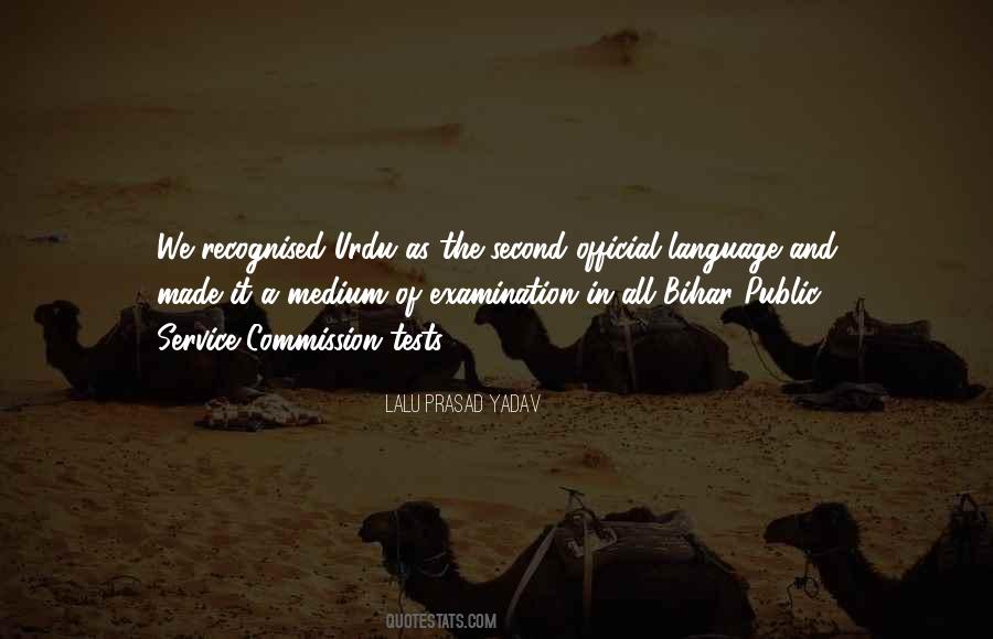 Quotes About Official Language #1043106