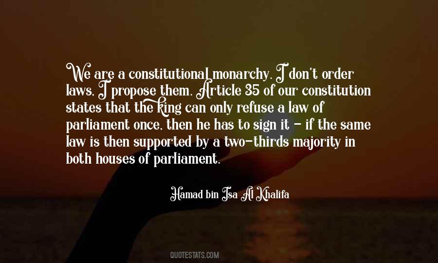 Quotes About Parliament #1327530