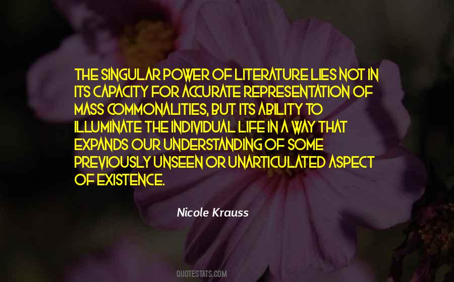 Quotes About The Power Of Literature #1262098