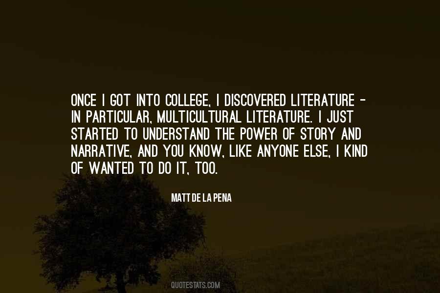 Quotes About The Power Of Literature #474137