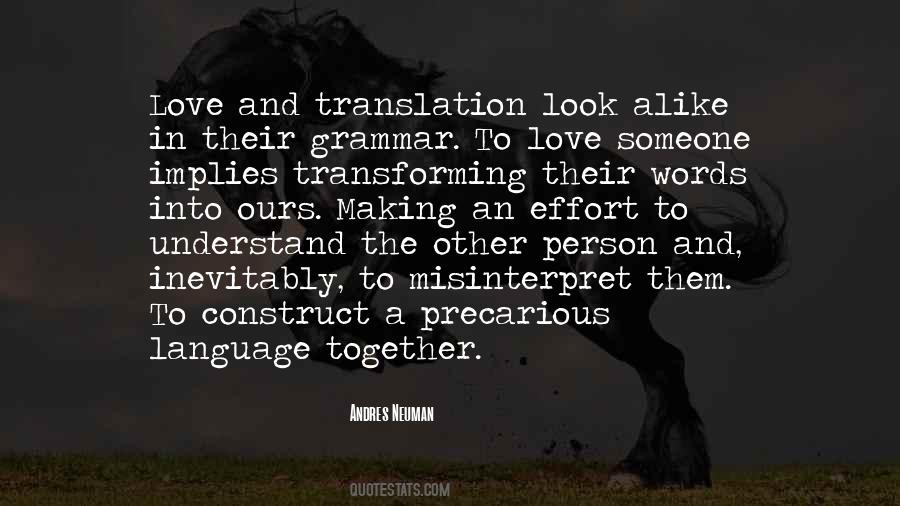 Quotes About Language And Understanding #1549494