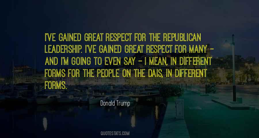Great Respect Quotes #1498401
