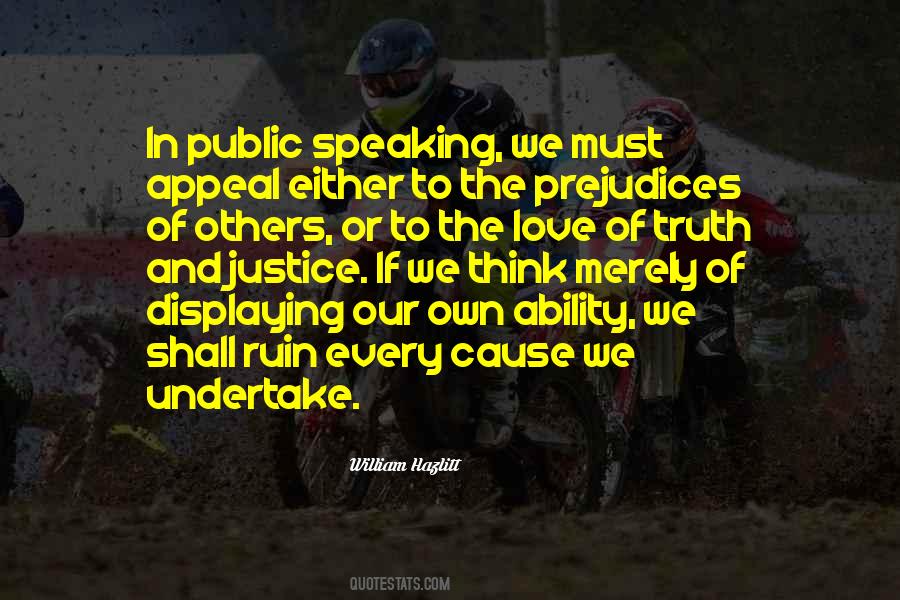 Quotes About Speaking In Public #602490