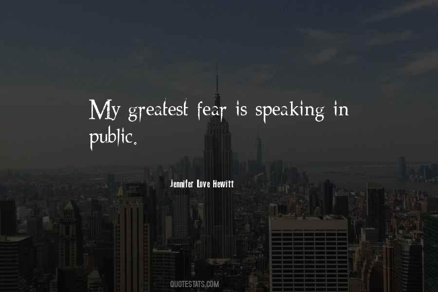 Quotes About Speaking In Public #977549