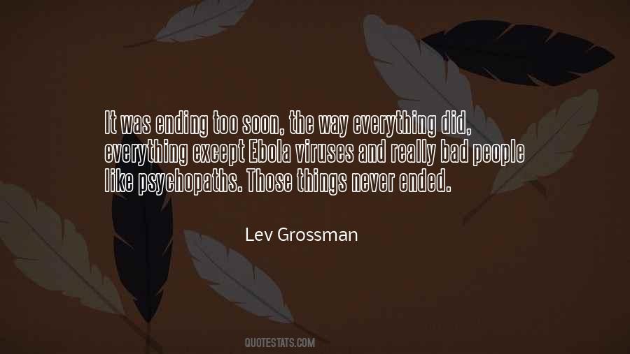 Quotes About Things Ending #1579697