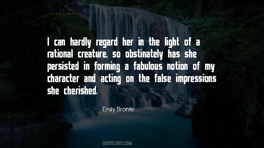 Quotes About False Impressions #1570019